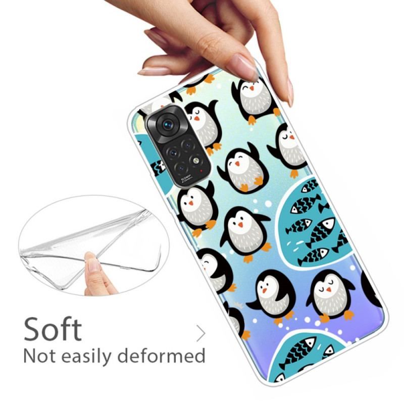 Coque Xiaomi Redmi Note 11 Pro / Note 11 Pro 5G Pingouins et Poissons