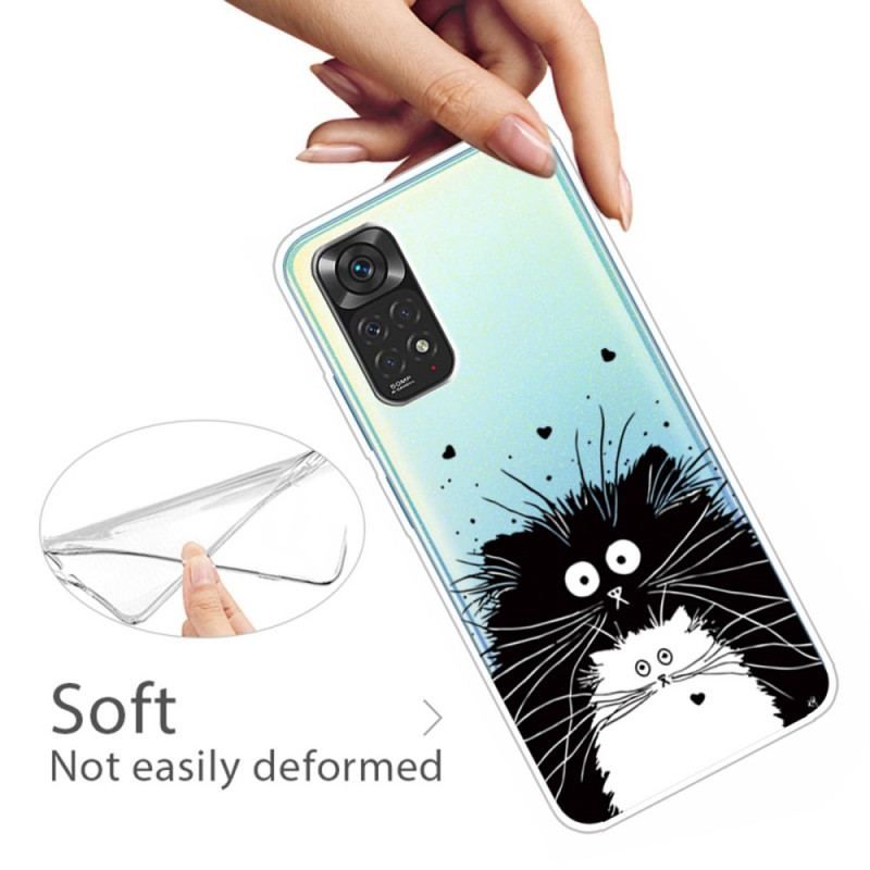 Coque Xiaomi Redmi Note 11 Pro / Note 11 Pro 5G Regarde les Chats