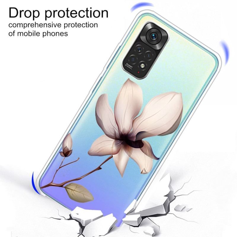 Coque Xiaomi Redmi Note 11 Pro / Note 11 Pro 5G Transparente Fleur