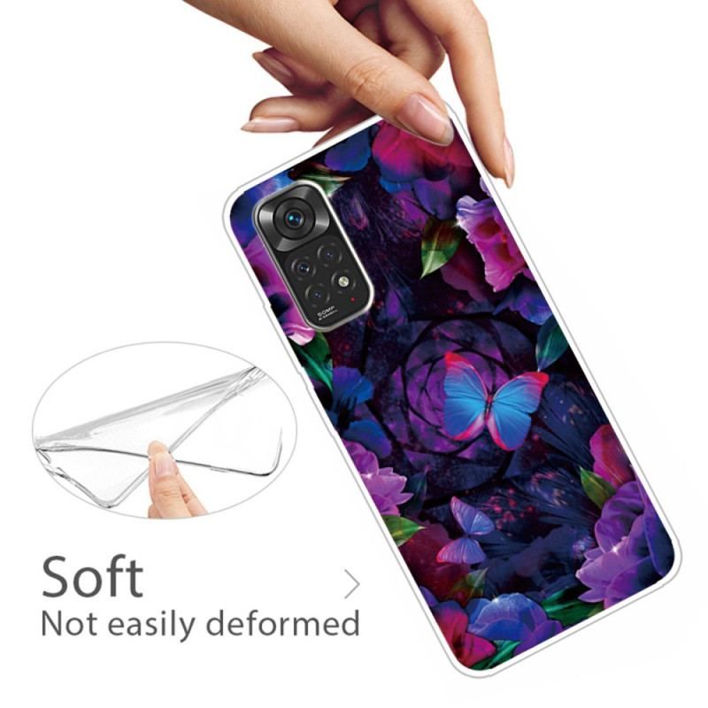 Coque Xiaomi Redmi Note 11 Pro / Note 11 Pro 5G Variation Papillons