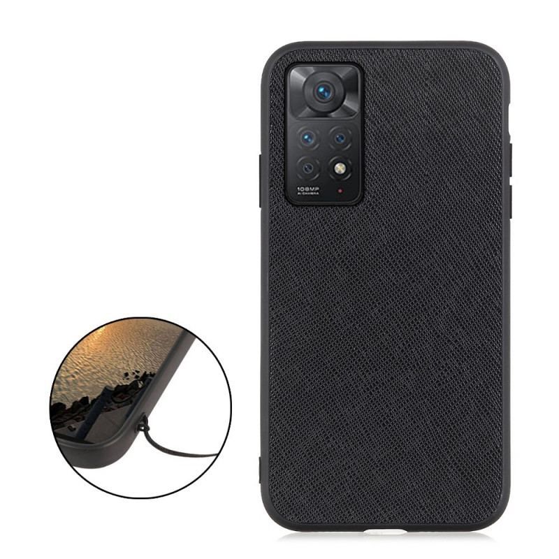 Coque Xiaomi Redmi Note 11 Pro / Note 11 Pro 5G Véritable Cuir Texturé