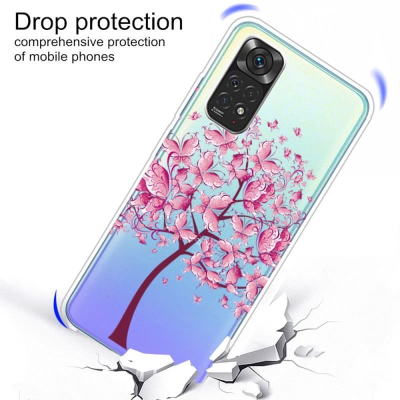 Coque Xiaomi Redmi Note 11 Pro / Note 11 Pro 5Gs Top Arbre Rose