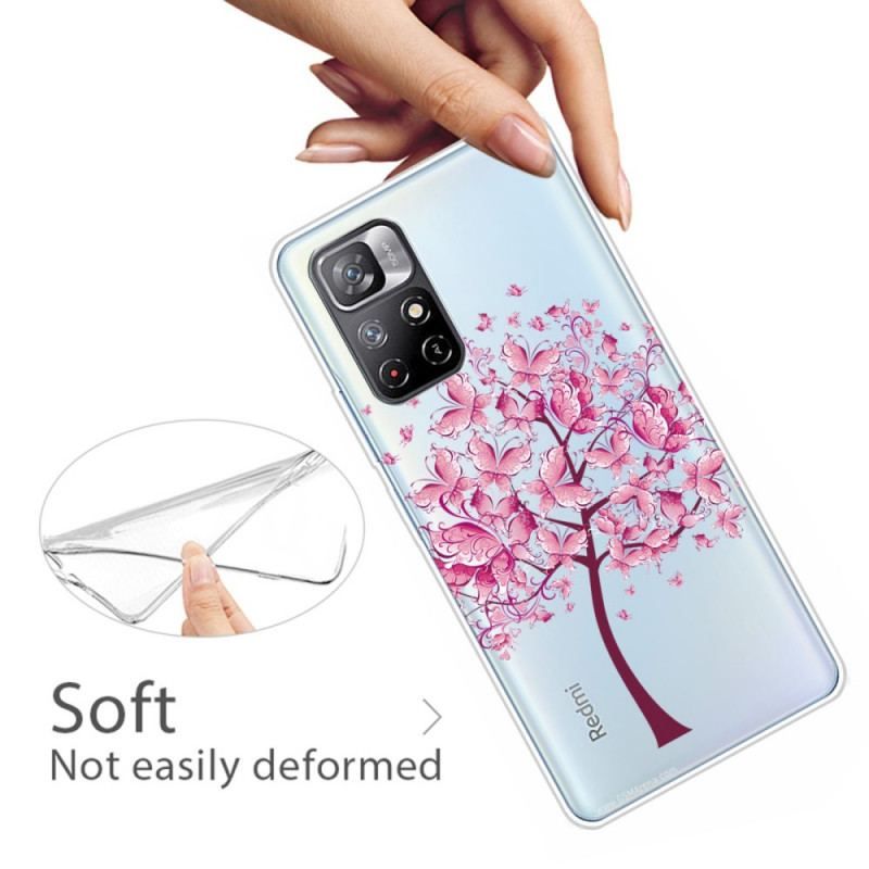 Coque Xiaomi Redmi Note 11 Pro Plus 5G Arbre Rose