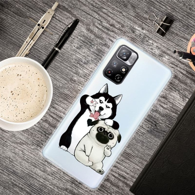 Coque Xiaomi Redmi Note 11 Pro Plus 5G Drôles de Chiens