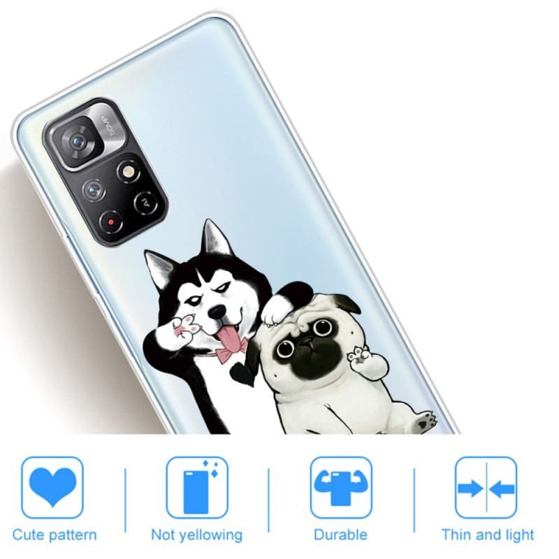 Coque Xiaomi Redmi Note 11 Pro Plus 5G Drôles de Chiens