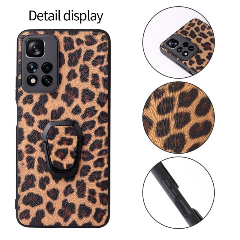 Coque Xiaomi Redmi Note 11 Pro Plus 5G Fibre Carbone Anneau-Support