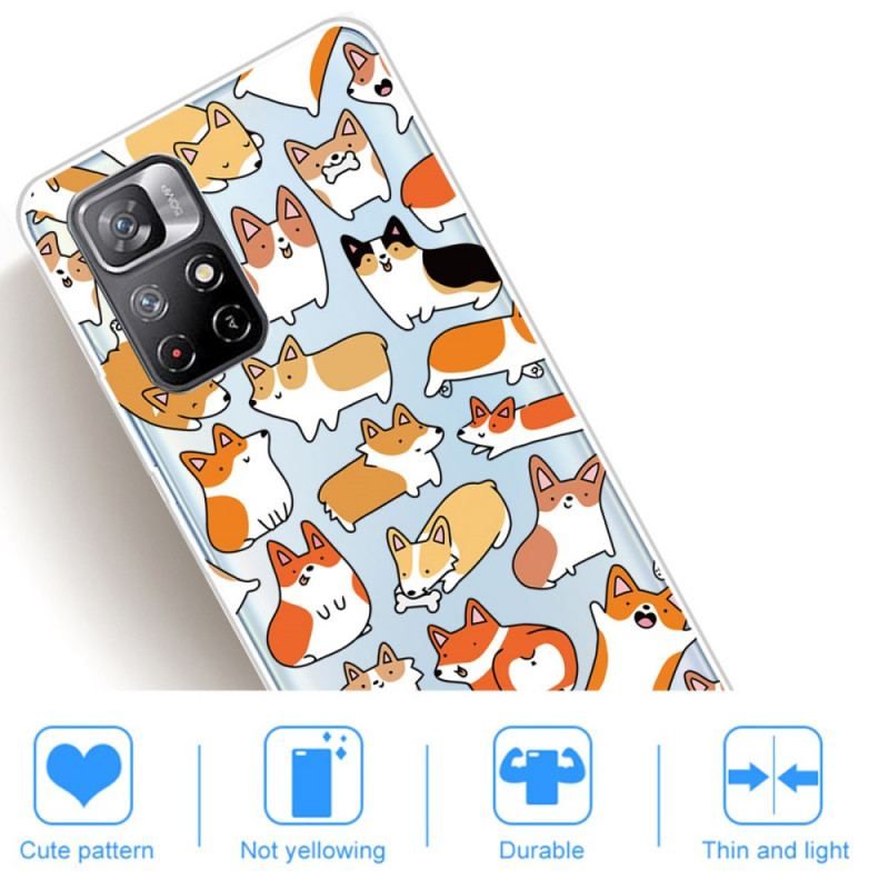 Coque Xiaomi Redmi Note 11 Pro Plus 5G Multiples Chiens