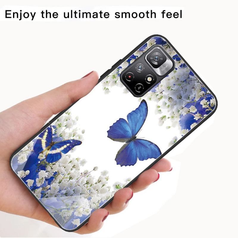 Coque Xiaomi Redmi Note 11 Pro Plus 5G Verre Trempé Papillons Design