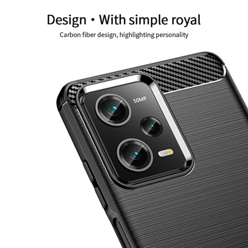 Coque Xiaomi Redmi Note 12 Pro Plus Fibre Carbone Brossée