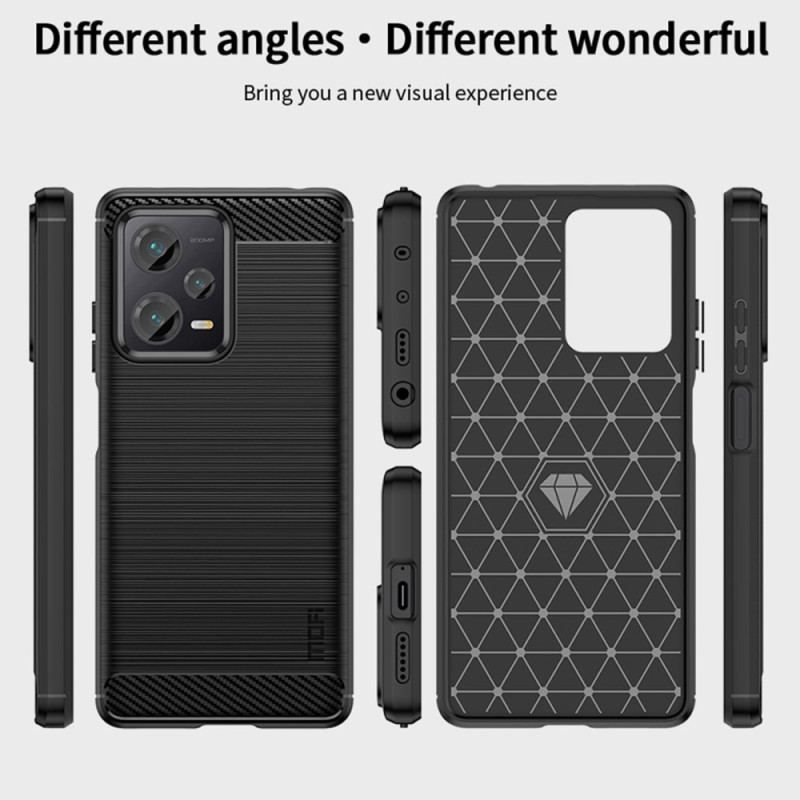 Coque Xiaomi Redmi Note 12 Pro Plus Fibre Carbone Brossée