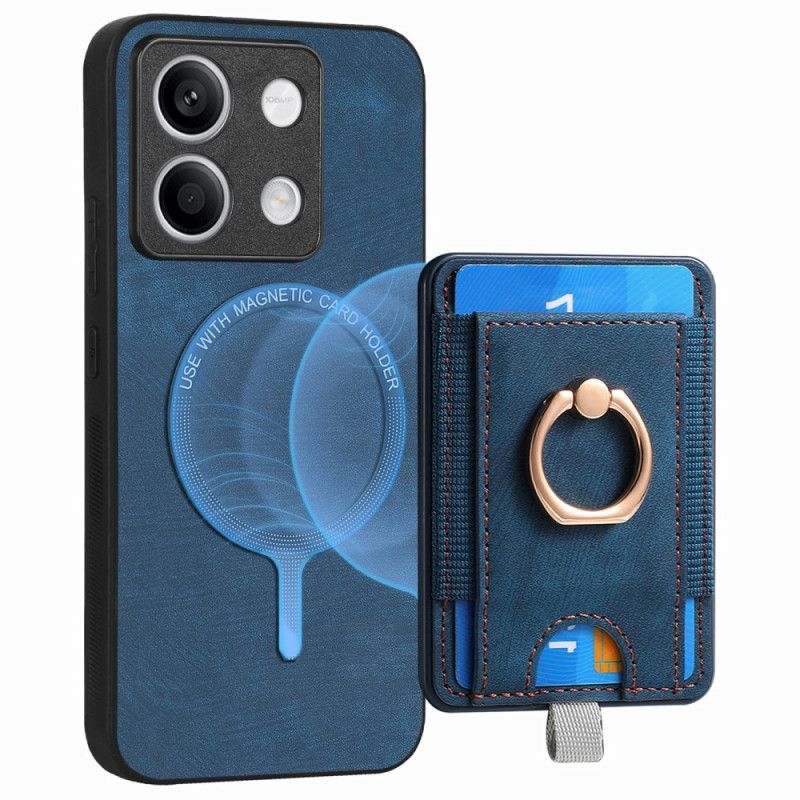 Coque Xiaomi Redmi Note 13 4G Porte-Carte Amovible et Anneau