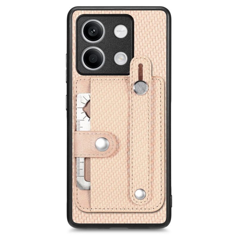 Coque Xiaomi Redmi Note 13 4G Porte-Cartes et Sangle