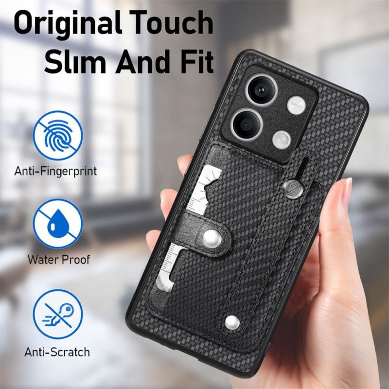 Coque Xiaomi Redmi Note 13 4G Porte-Cartes et Sangle