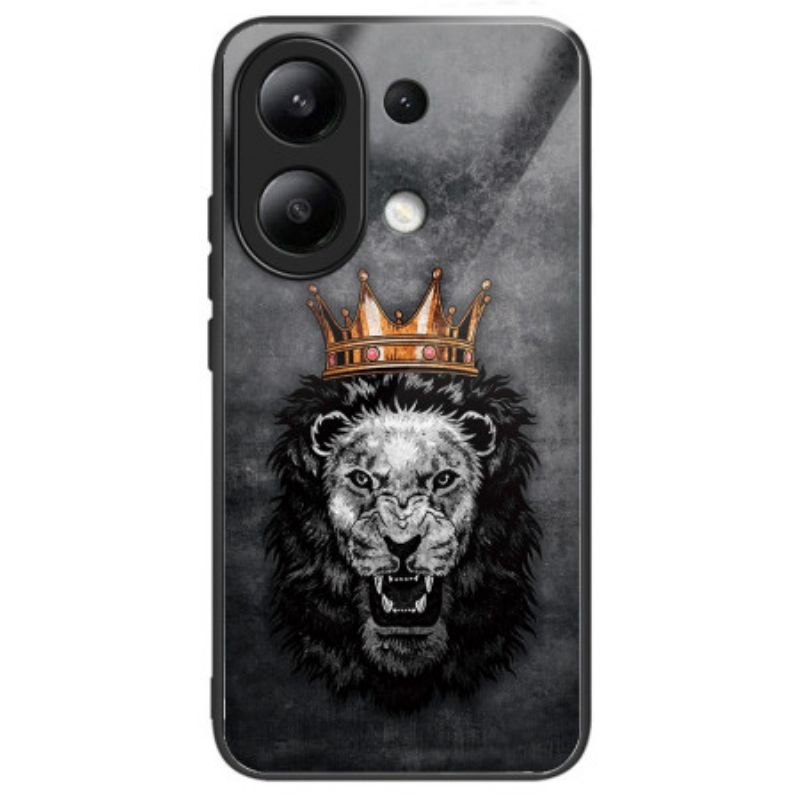 Coque Xiaomi Redmi Note 13 4G Verre Trempé Lion Couronné