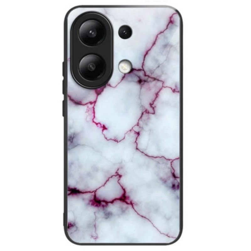 Coque Xiaomi Redmi Note 13 4G Verre Trempé Marbre Violet