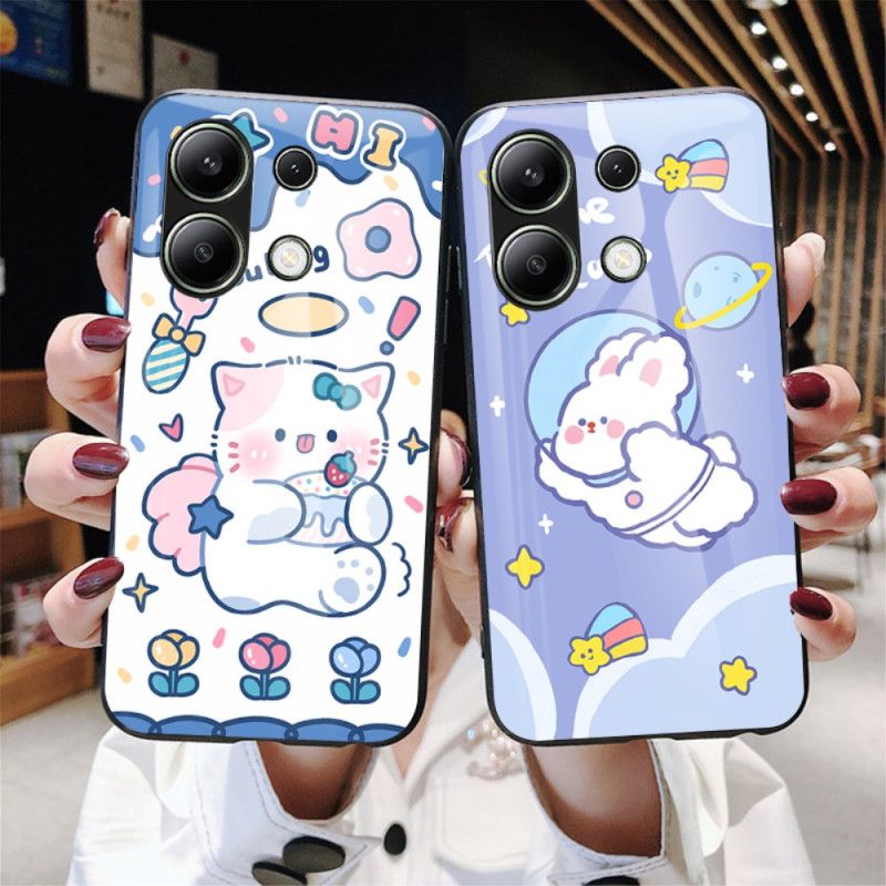 Coque Xiaomi Redmi Note 13 4G Verre Trempé Motif Cartoon