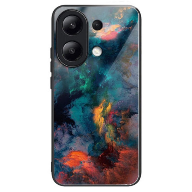 Coque Xiaomi Redmi Note 13 4G Verre Trempé Nuages Colorés