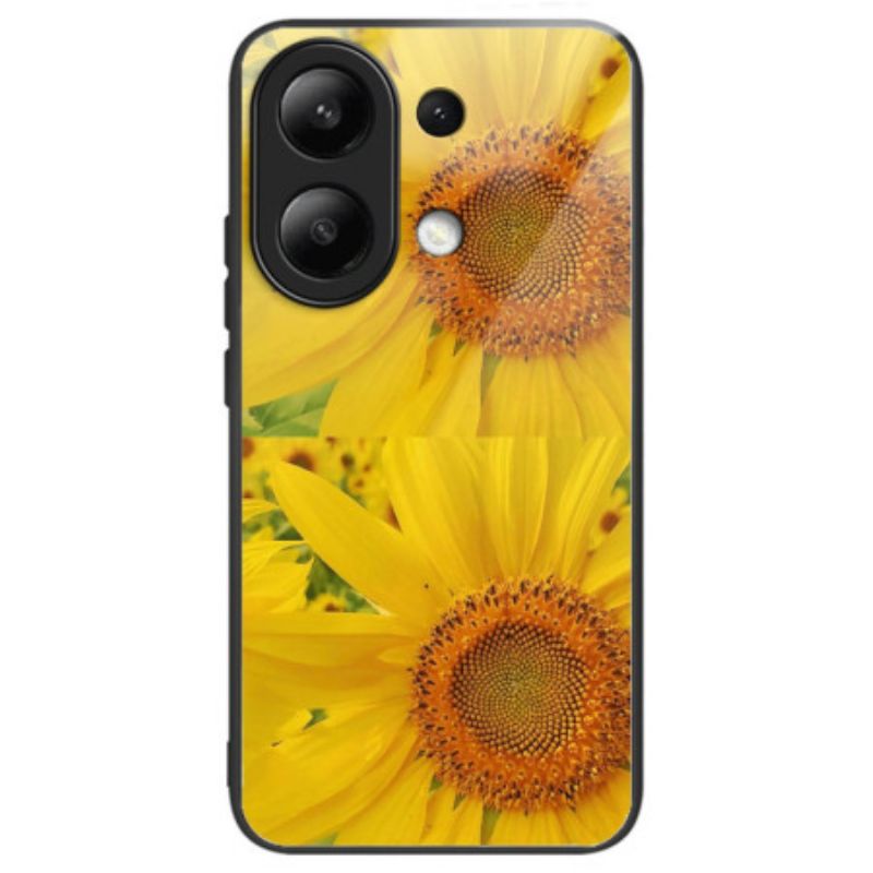 Coque Xiaomi Redmi Note 13 4G Verre Trempé Tournesol