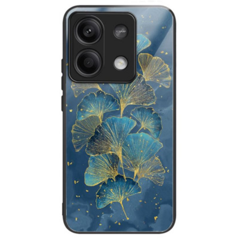 Coque Xiaomi Redmi Note 13 5G Verre Trempé Feuilles de Ginkgo