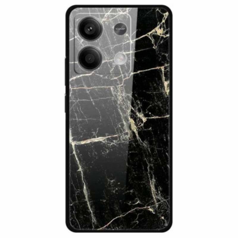 Coque Xiaomi Redmi Note 13 5G Verre Trempé Motif Noir Platine