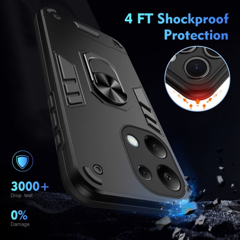 Coque Xiaomi Redmi Note 13 Pro 4G / Poco M6 Pro 4G Anneau-Support Magnétique