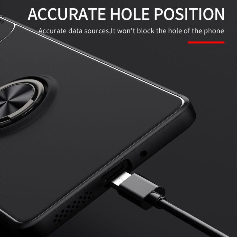 Coque Xiaomi Redmi Note 13 Pro 4G / Poco M6 Pro 4G Anneau Support Métallique