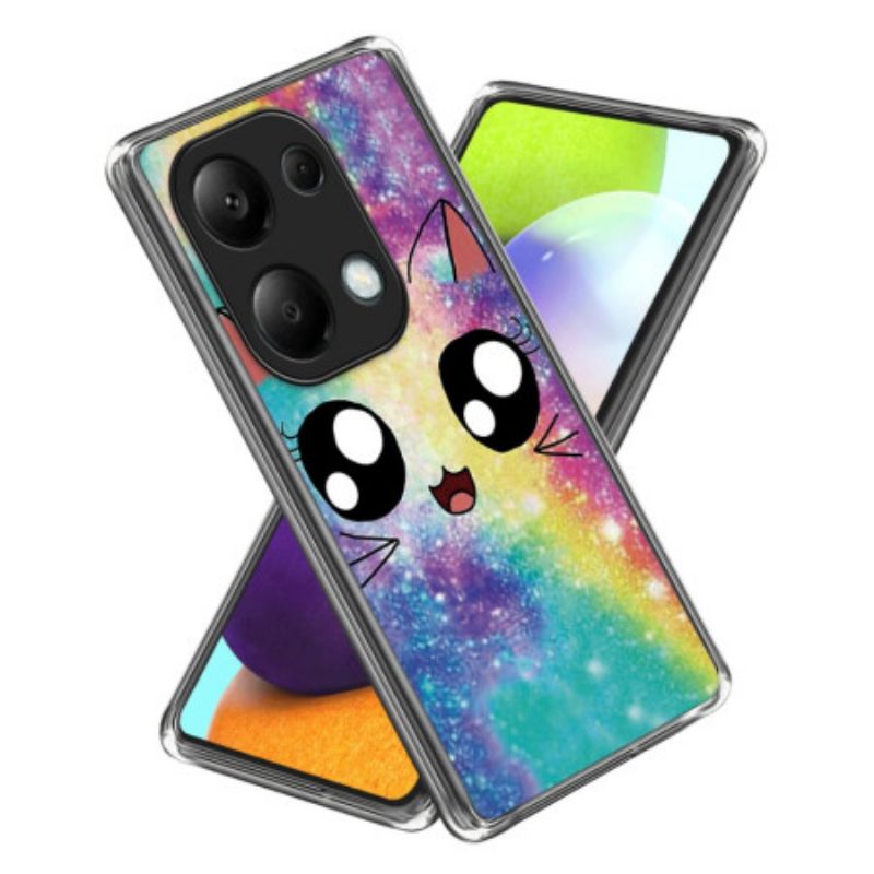 Coque Xiaomi Redmi Note 13 Pro 4G / Poco M6 Pro 4G Chat Arc-en-ciel