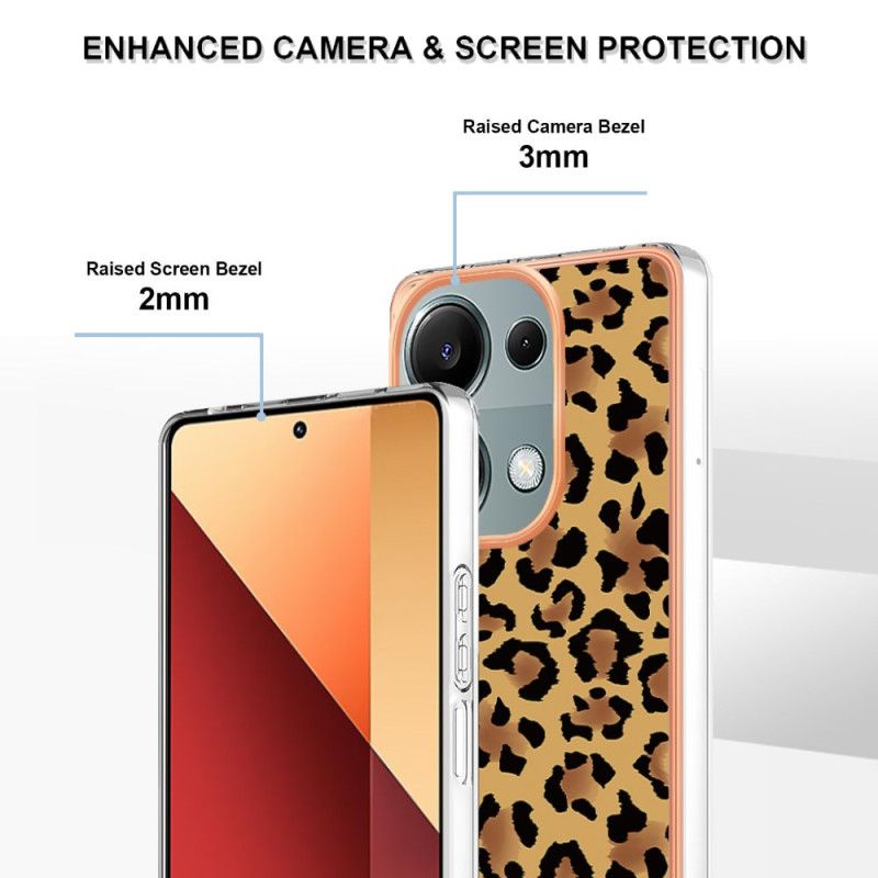 Coque Xiaomi Redmi Note 13 Pro 4G / Poco M6 Pro 4G Motif Léopard