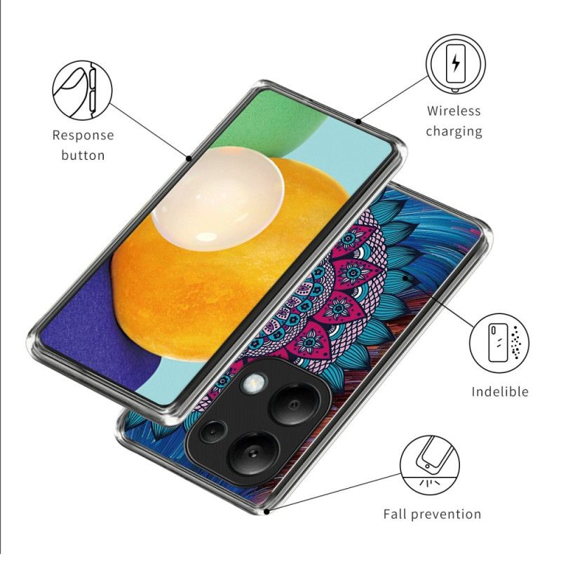 Coque Xiaomi Redmi Note 13 Pro 4G / Poco M6 Pro 4G Motif Mandala