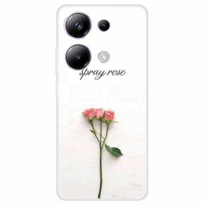 Coque Xiaomi Redmi Note 13 Pro 4G / Poco M6 Pro 4G Trois Fleurs