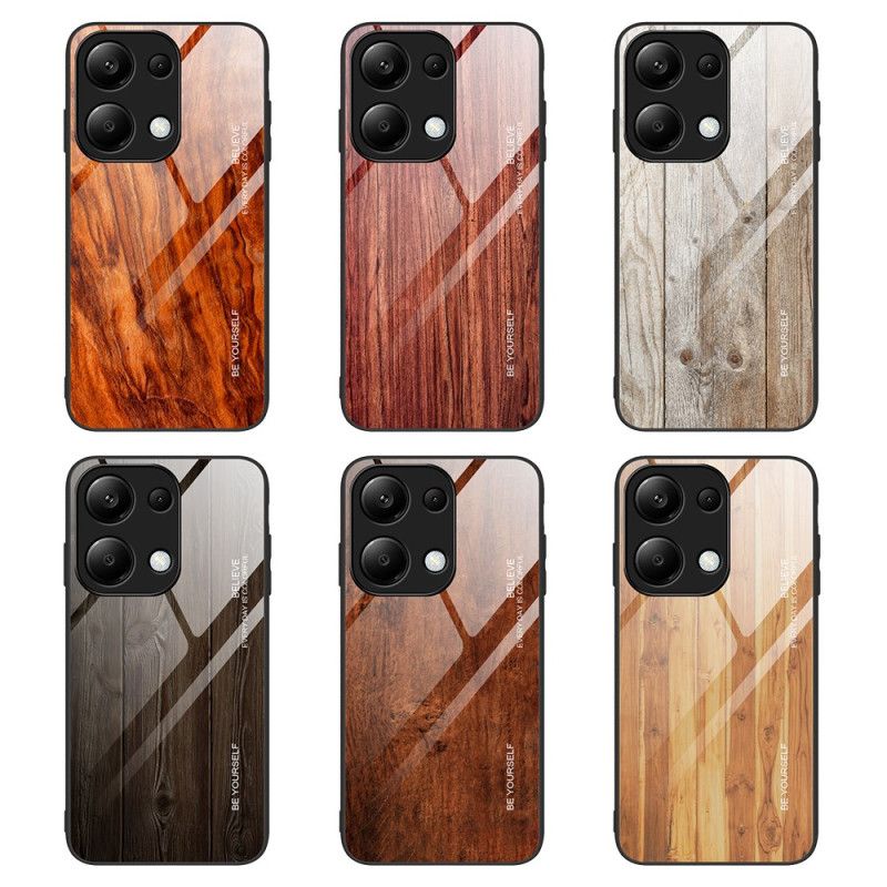 Coque Xiaomi Redmi Note 13 Pro 4G / Poco M6 Pro 4G Verre Trempé Bois