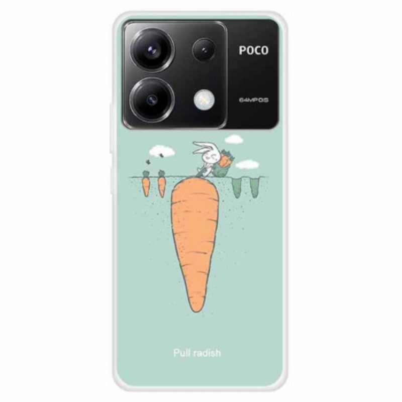 Coque Xiaomi Redmi Note 13 Pro 5G / Poco X6 5G Carottes et Lapin