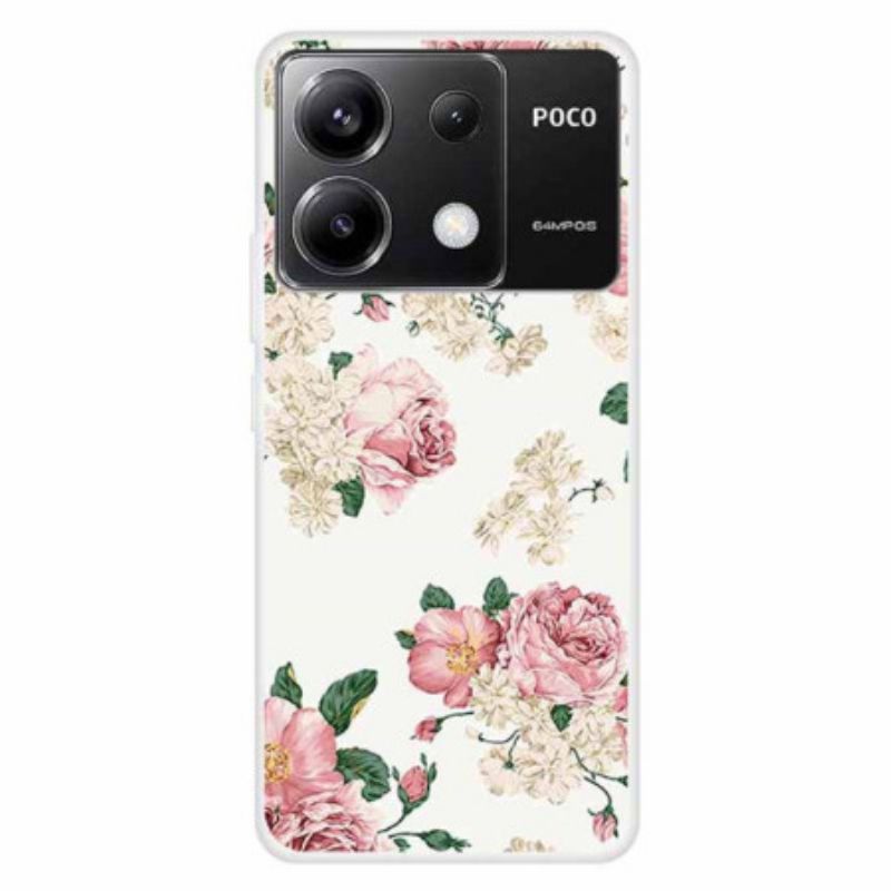 Coque Xiaomi Redmi Note 13 Pro 5G / Poco X6 5G Fleurs Liberty