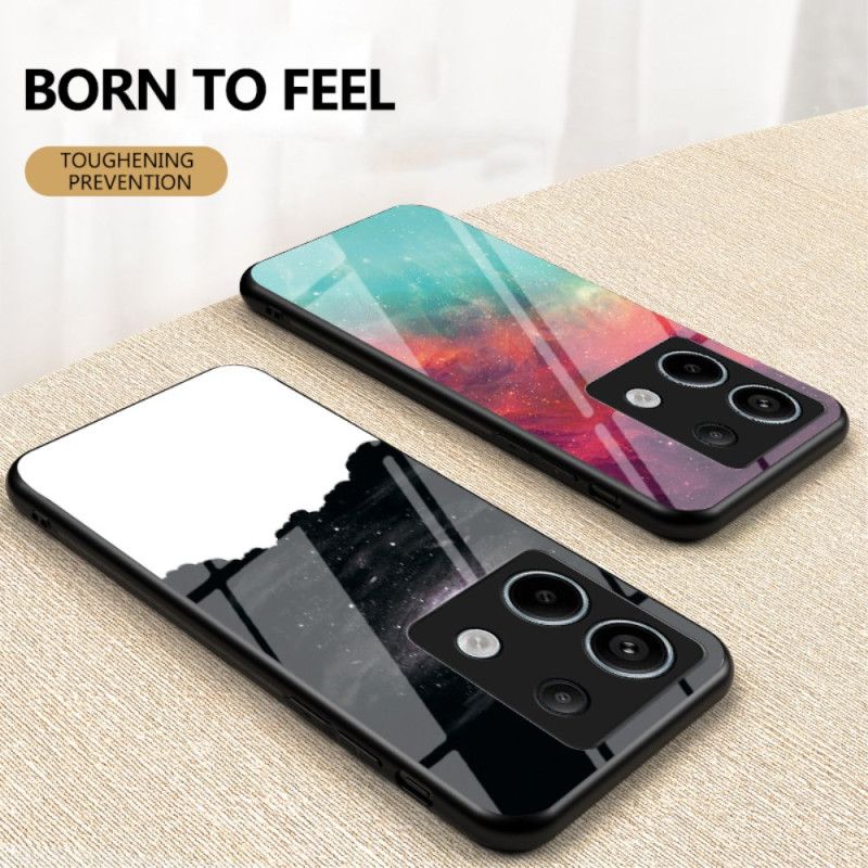 Coque Xiaomi Redmi Note 13 Pro 5G / Poco X6 5G Verre Trempé Lune Étoilée