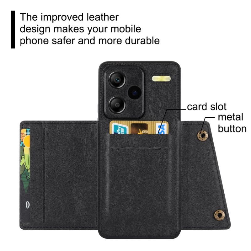 Coque Xiaomi Redmi Note 13 Pro Plus 5G avec Support et Porte-Cartes