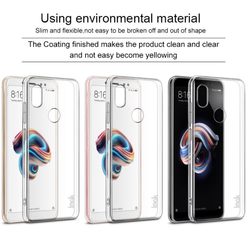 Coque Xiaomi Redmi Note 5 Imak Transparente Crystal