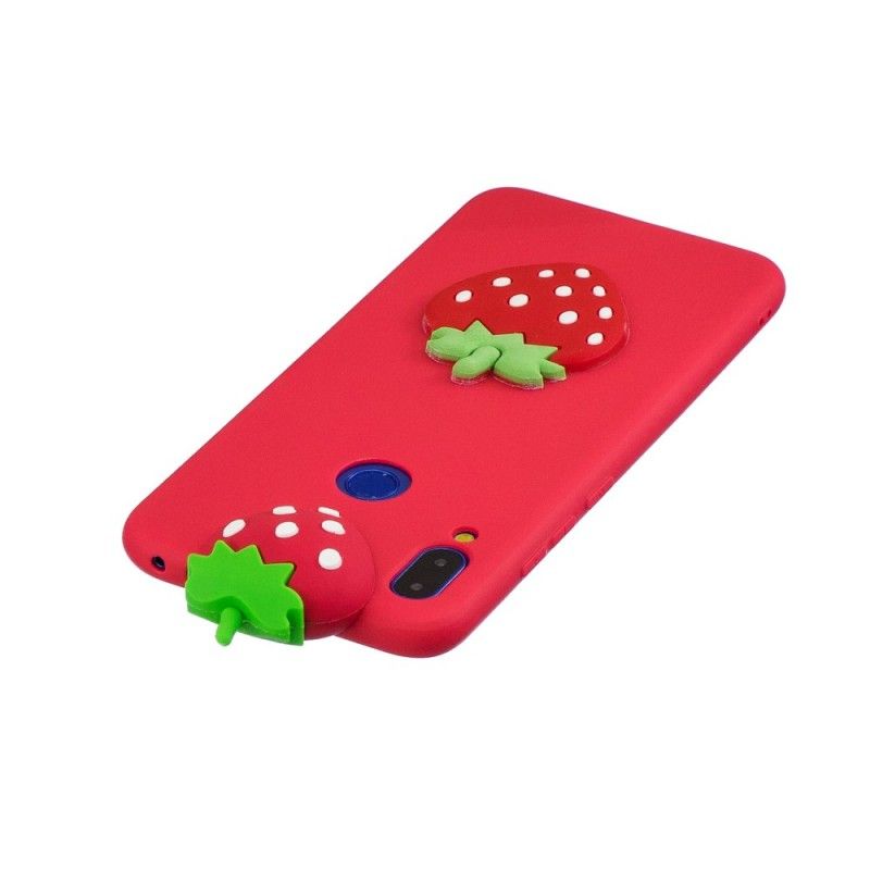 Coque Xiaomi Redmi Note 7 3d Fraise