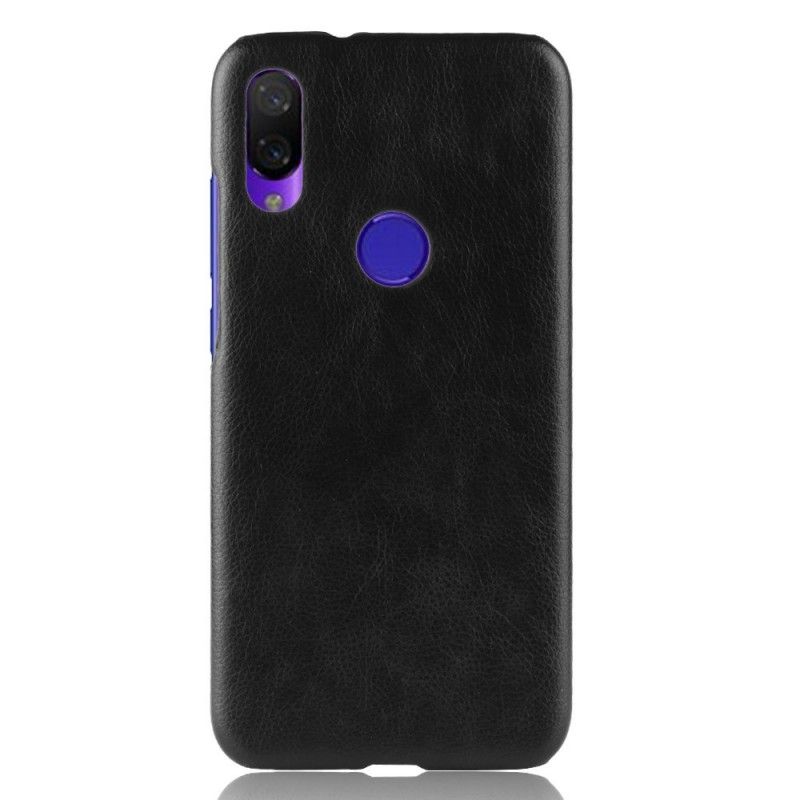 Coque Xiaomi Redmi Note 7 Effet Cuir Litchi