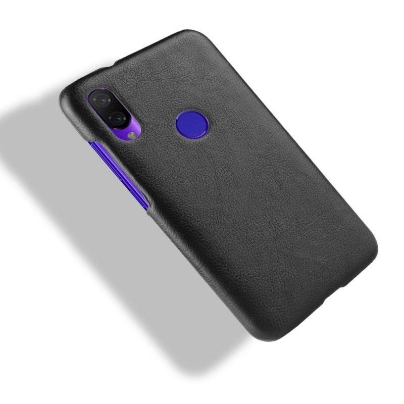 Coque Xiaomi Redmi Note 7 Effet Cuir Litchi