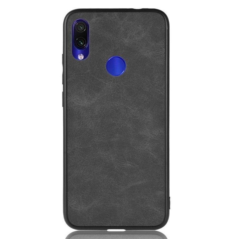 Coque Xiaomi Redmi Note 7 Effet Cuir Look Vintage