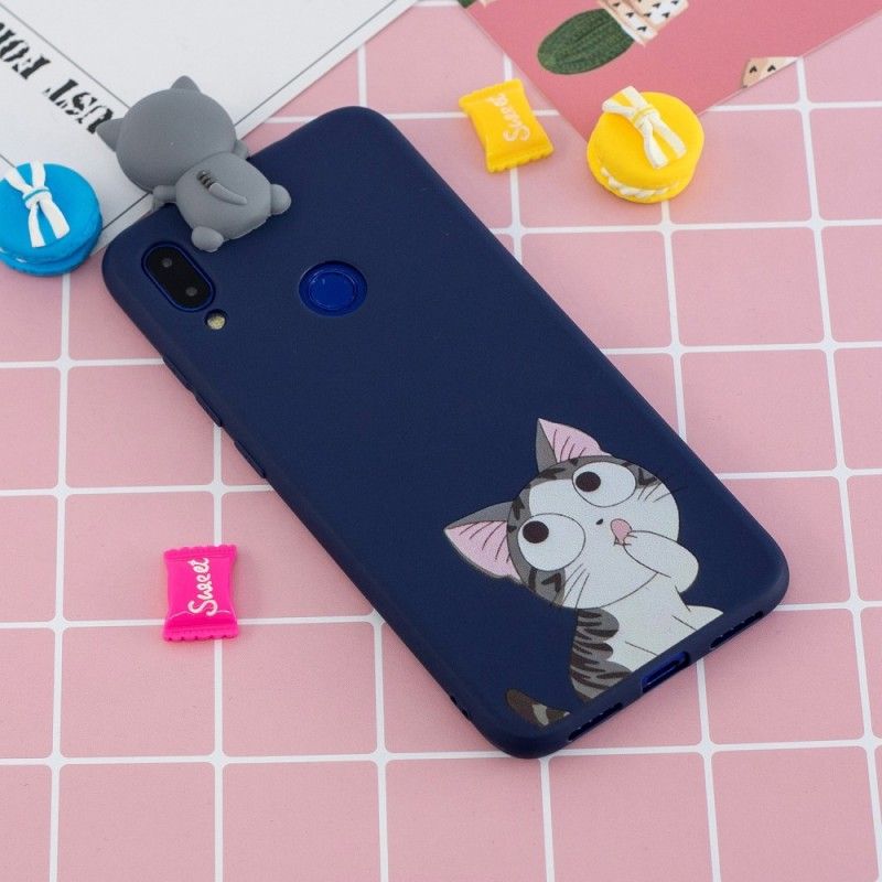 Coque Xiaomi Redmi Note 7 Gaspard Le Chat 3d