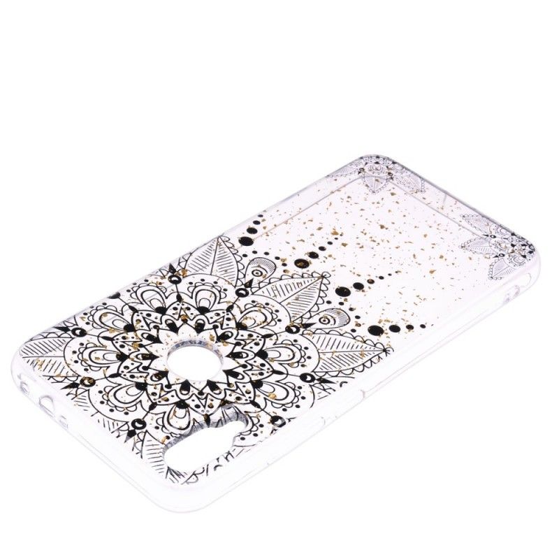 Coque Xiaomi Redmi Note 7 Transparente Mandala Gris