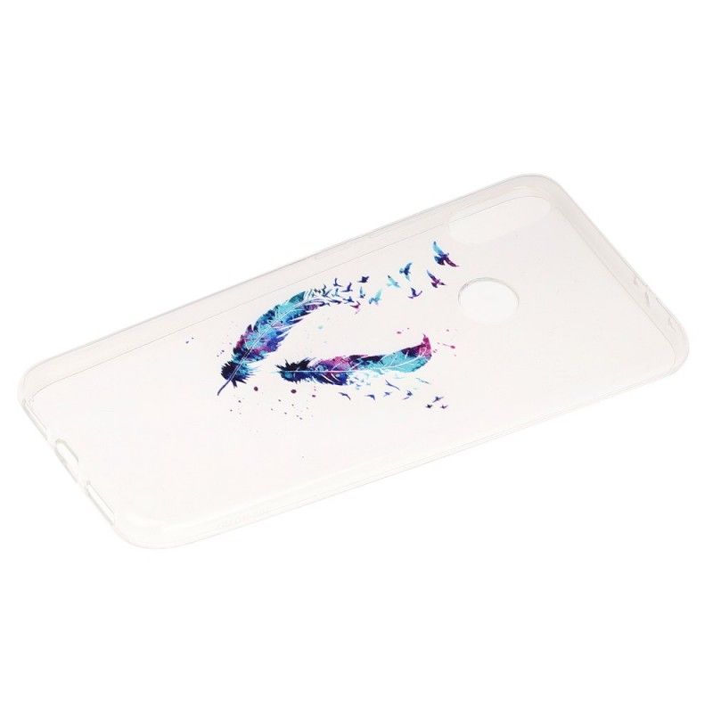 Coque Xiaomi Redmi Note 7 Transparente Plumes