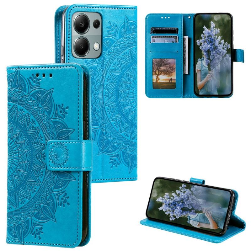 Etui Portefeuille Pour Xiaomi Redmi Note 13 Pro 4G / Poco M6 Pro 4G Avec Motif Mandala