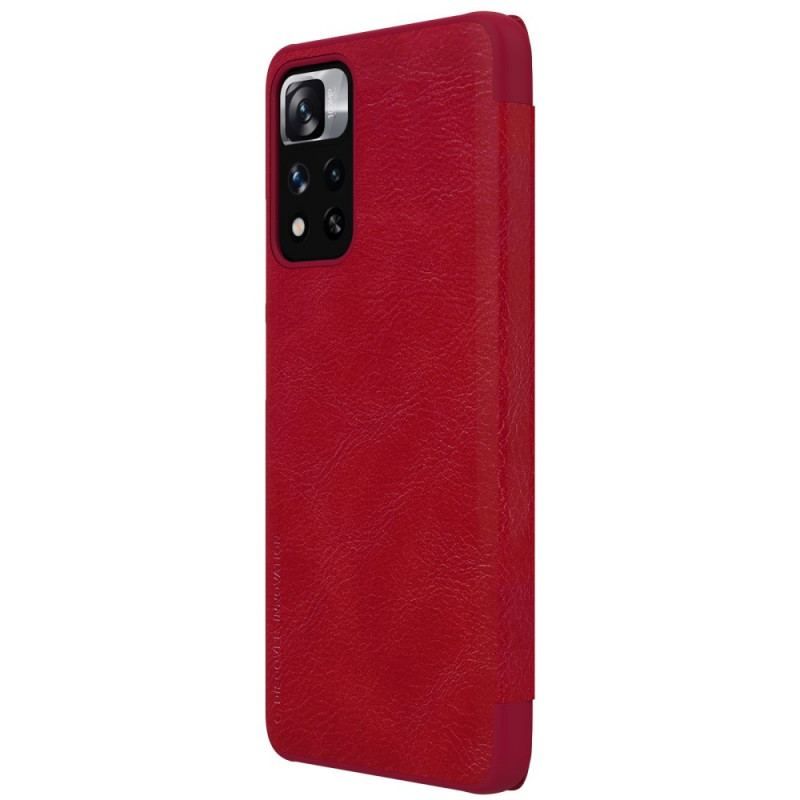 Flip Cover pour Xiaomi Redmi Note 11 Pro Plus 5G Nillkin Qin Series