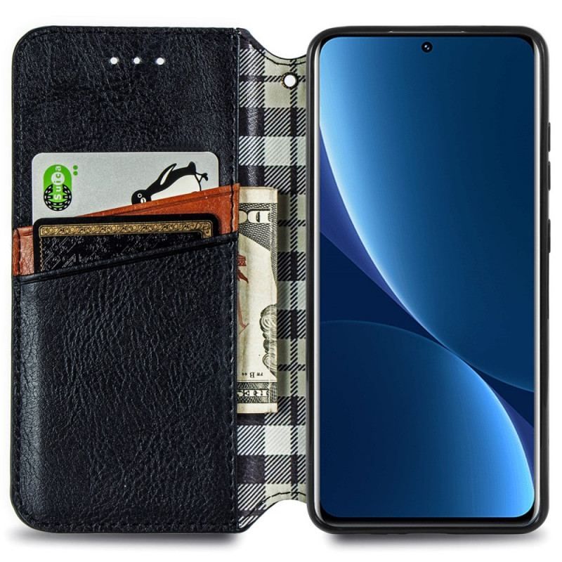 Flip Cover Xiaomi 12 Pro Motif 3D