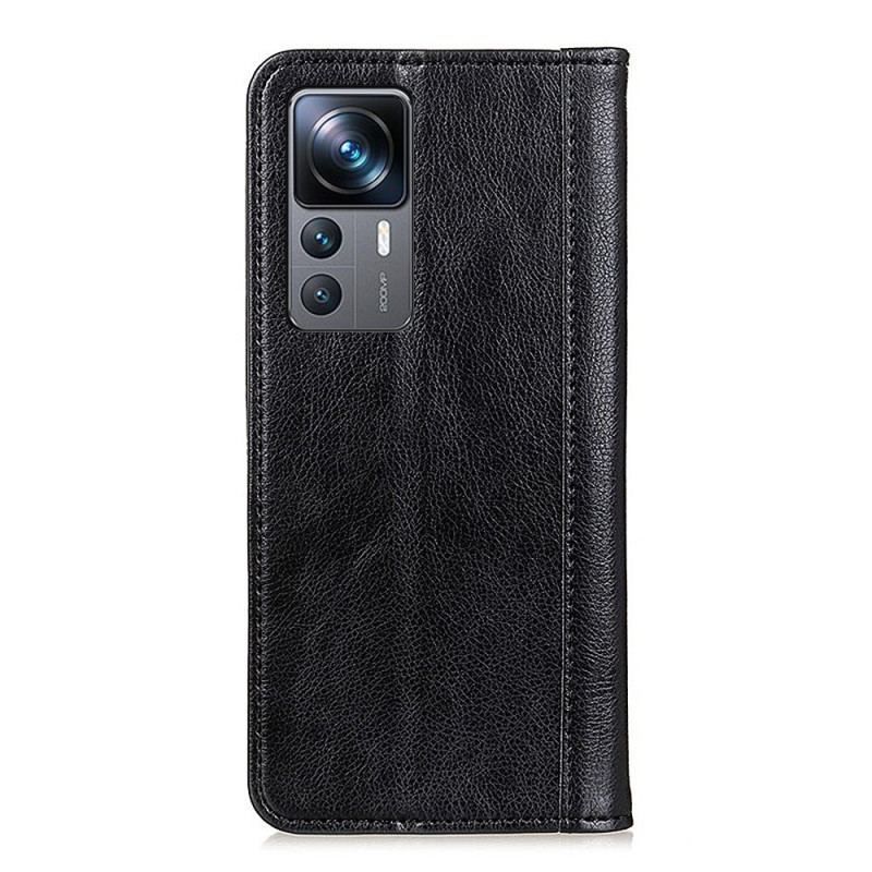 Flip Cover Xiaomi 12T / 12T Pro Cuir Fendu