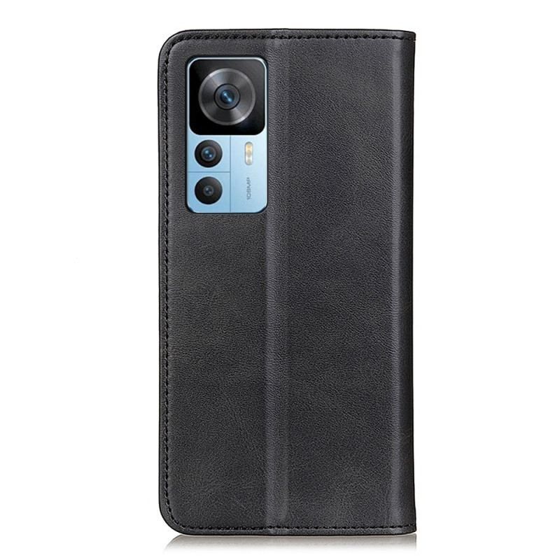 Flip Cover Xiaomi 12T / 12T Pro Cuir Fendu