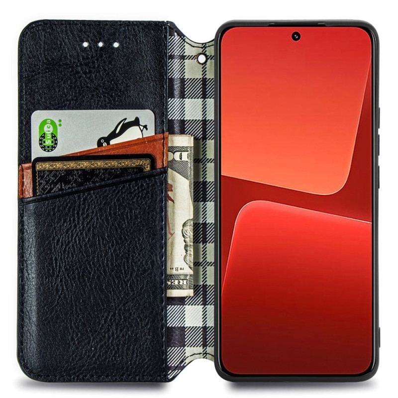 Flip Cover Xiaomi 13 Motif Vintage