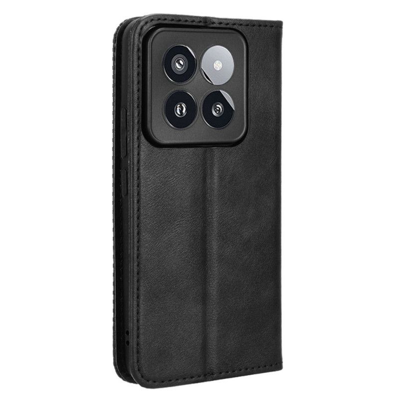 Flip Cover Xiaomi 14 Pro Simili Cuir Vintage